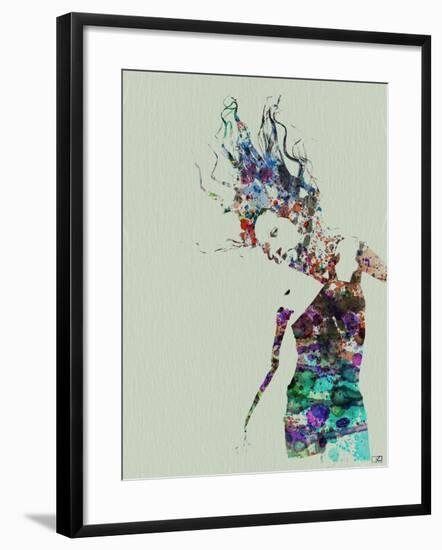 Dancer Watercolor 2-NaxArt-Framed Art Print