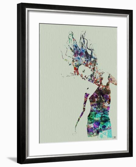 Dancer Watercolor 2-NaxArt-Framed Art Print