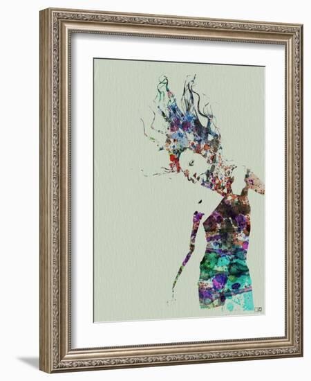 Dancer Watercolor 2-NaxArt-Framed Art Print