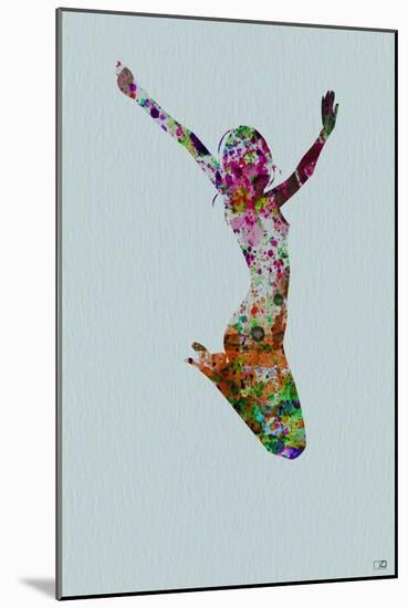 Dancer Watercolor 5-NaxArt-Mounted Art Print