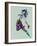 Dancer Watercolor-NaxArt-Framed Art Print