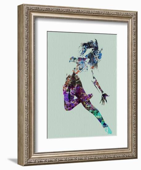 Dancer Watercolor-NaxArt-Framed Art Print