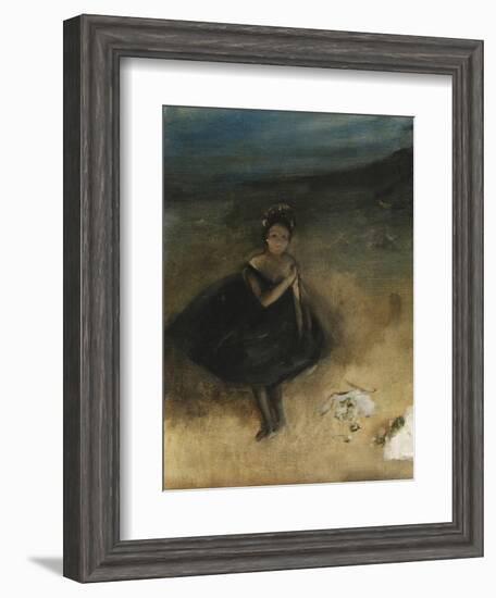 Dancer with a Bouquet; La Danseuse Au Bouquet-Edgar Degas-Framed Giclee Print