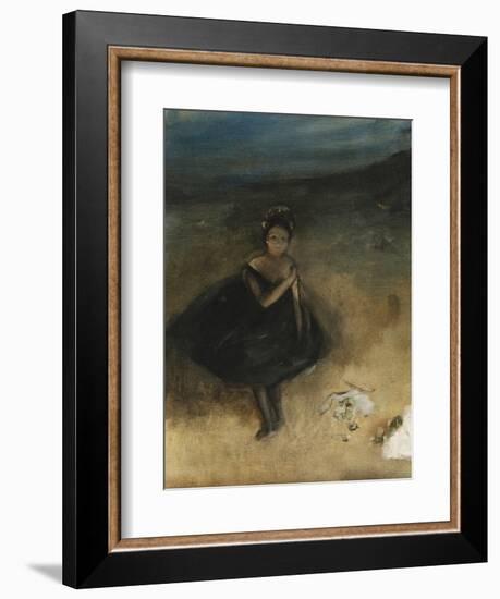 Dancer with a Bouquet; La Danseuse Au Bouquet-Edgar Degas-Framed Giclee Print
