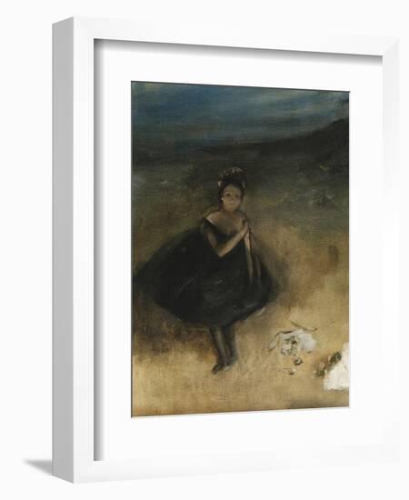 Dancer with a Bouquet; La Danseuse Au Bouquet-Edgar Degas-Framed Giclee Print