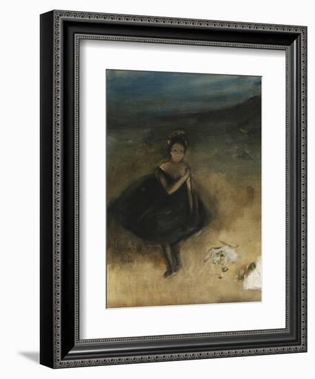 Dancer with a Bouquet; La Danseuse Au Bouquet-Edgar Degas-Framed Giclee Print