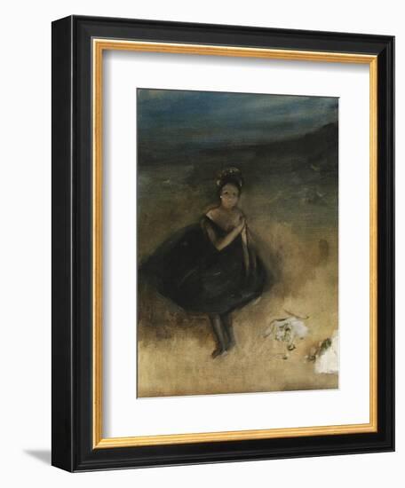 Dancer with a Bouquet; La Danseuse Au Bouquet-Edgar Degas-Framed Giclee Print