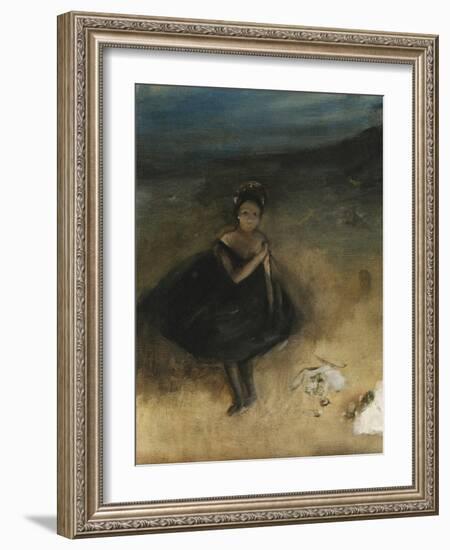 Dancer with a Bouquet; La Danseuse Au Bouquet-Edgar Degas-Framed Giclee Print