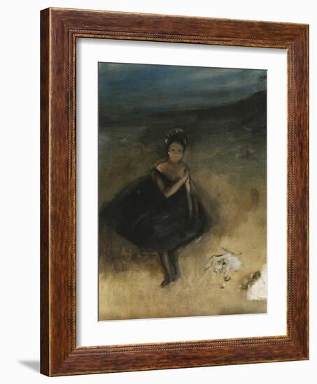 Dancer with a Bouquet; La Danseuse Au Bouquet-Edgar Degas-Framed Giclee Print