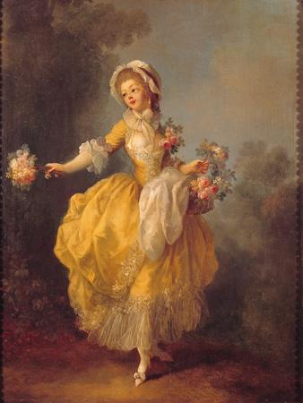Dancer with a Bouquet' Giclee Print - Jean-frederic Schall | Art.com