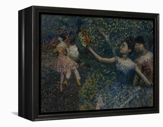 Dancer with a Tambourine, circa 1897-Edgar Degas-Framed Premier Image Canvas