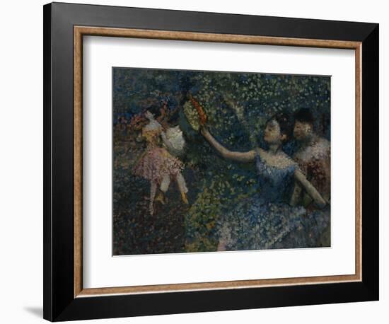 Dancer with a Tambourine, circa 1897-Edgar Degas-Framed Giclee Print