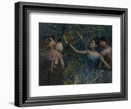 Dancer with a Tambourine, circa 1897-Edgar Degas-Framed Giclee Print