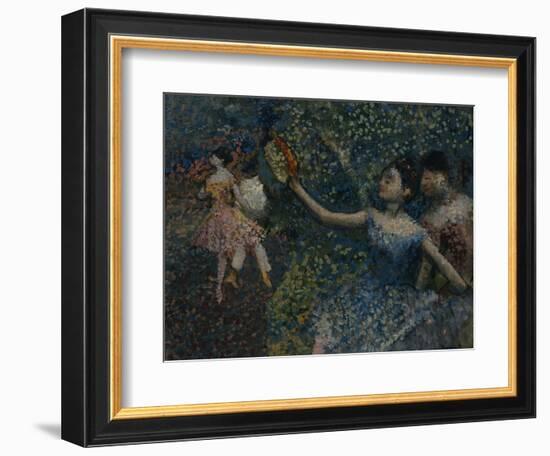 Dancer with a Tambourine, circa 1897-Edgar Degas-Framed Giclee Print