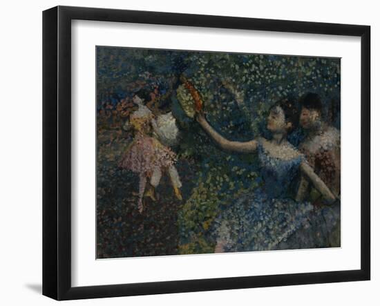 Dancer with a Tambourine, circa 1897-Edgar Degas-Framed Giclee Print