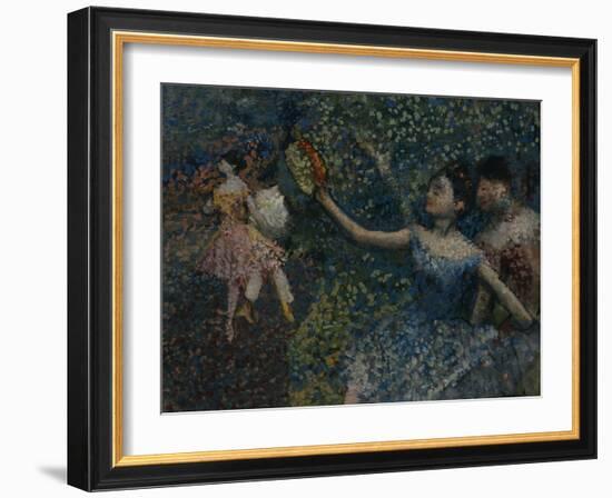 Dancer with a Tambourine, circa 1897-Edgar Degas-Framed Giclee Print