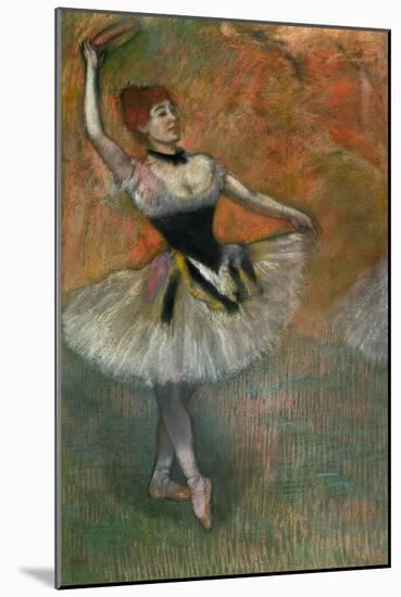 Dancer with Tambourine, Around 1882-Edgar Degas-Mounted Giclee Print
