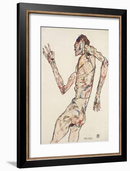 Dancer-Egon Schiele-Framed Premium Giclee Print