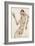 Dancer-Egon Schiele-Framed Premium Giclee Print