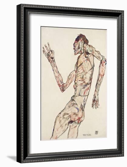 Dancer-Egon Schiele-Framed Premium Giclee Print