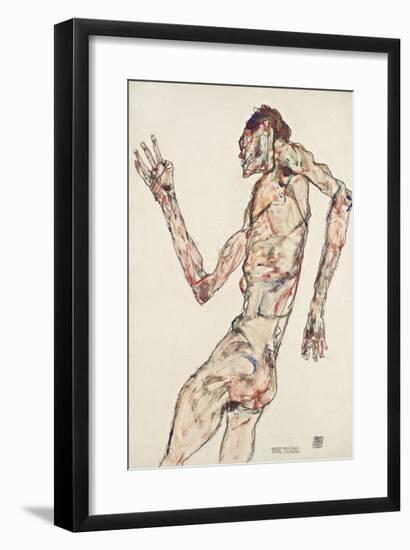 Dancer-Egon Schiele-Framed Premium Giclee Print