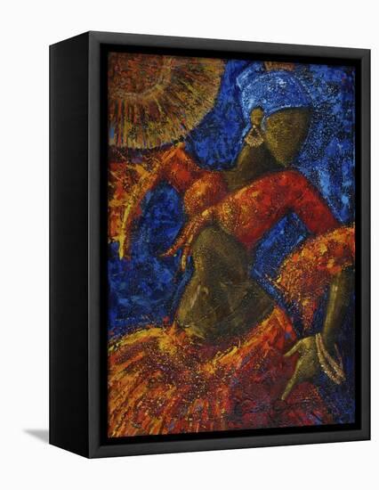 Dancer-Oscar Ortiz-Framed Premier Image Canvas