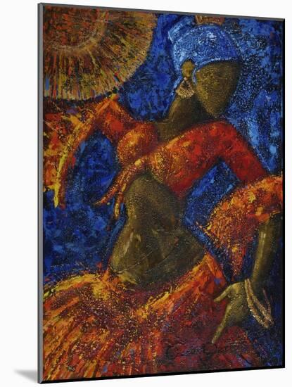 Dancer-Oscar Ortiz-Mounted Giclee Print