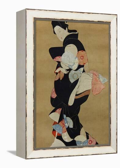 Dancer-Hishikawa Moronobu-Framed Premier Image Canvas