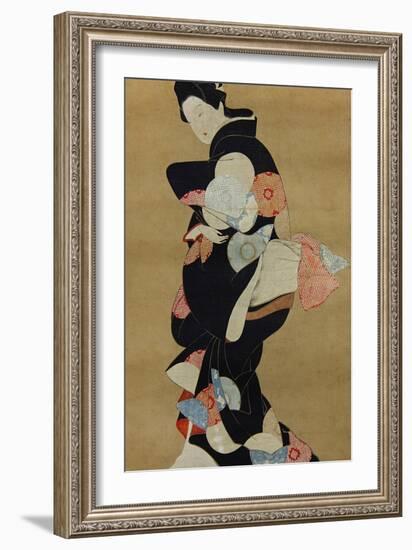 Dancer-Hishikawa Moronobu-Framed Giclee Print