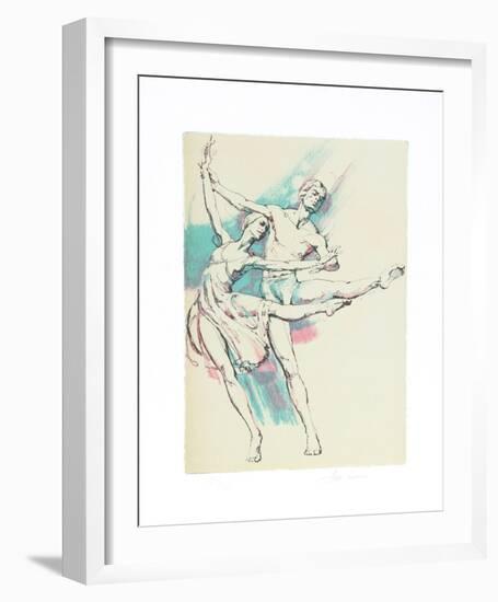 Dancers 1-Jim Jonson-Framed Limited Edition