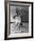 Dancers at George Balanchine's School of American Ballet During Rehearsal in Dance Posture-Alfred Eisenstaedt-Framed Photographic Print