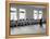 Dancers at George Balanchine's School of American Ballet Lined Up at Barre During Training-Alfred Eisenstaedt-Framed Premier Image Canvas