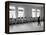 Dancers at George Balanchine's School of American Ballet Lined Up at Barre During Training-Alfred Eisenstaedt-Framed Premier Image Canvas