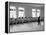 Dancers at George Balanchine's School of American Ballet Lined Up at Barre During Training-Alfred Eisenstaedt-Framed Premier Image Canvas