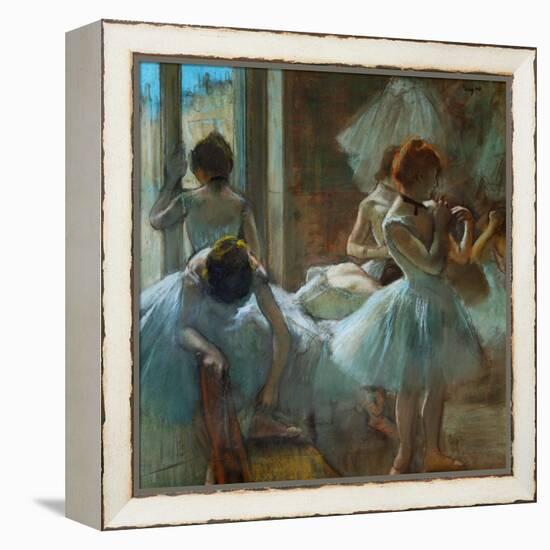 Dancers at Rest, 1884-1885-Edgar Degas-Framed Premier Image Canvas