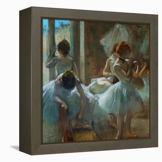 Dancers at Rest, 1884-1885-Edgar Degas-Framed Premier Image Canvas