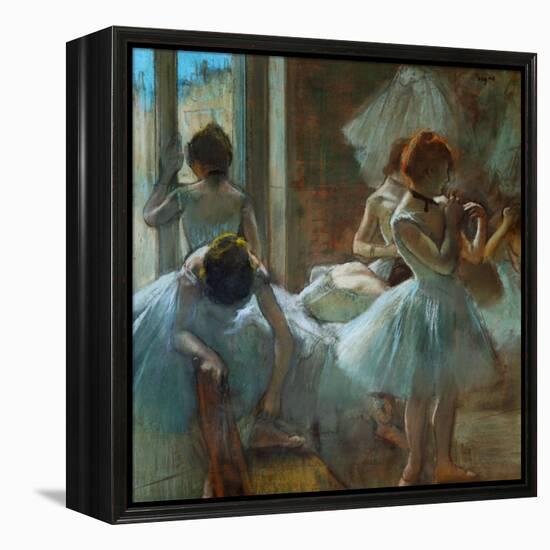 Dancers at Rest, 1884-1885-Edgar Degas-Framed Premier Image Canvas