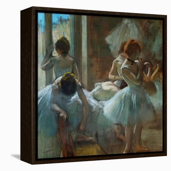 Dancers at Rest, 1884-1885-Edgar Degas-Framed Premier Image Canvas