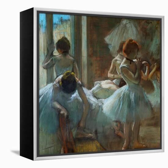 Dancers at Rest, 1884-1885-Edgar Degas-Framed Premier Image Canvas