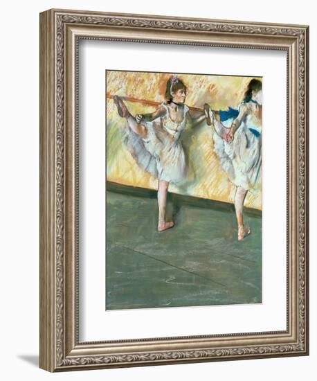 Dancers at the Bar, C.1877-79-Edgar Degas-Framed Giclee Print