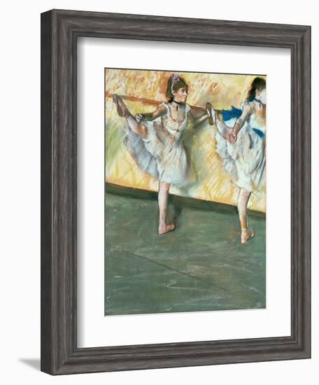 Dancers at the Bar, C.1877-79-Edgar Degas-Framed Giclee Print