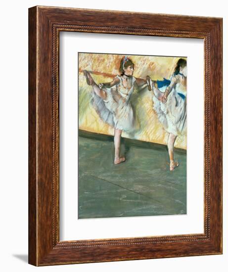 Dancers at the Bar, C.1877-79-Edgar Degas-Framed Giclee Print