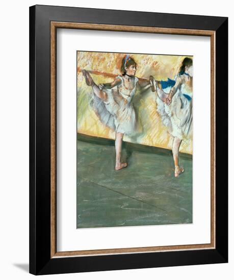 Dancers at the Bar, C.1877-79-Edgar Degas-Framed Giclee Print