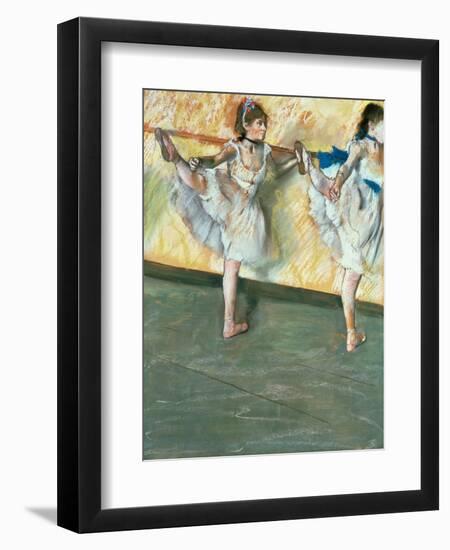 Dancers at the Bar, C.1877-79-Edgar Degas-Framed Giclee Print