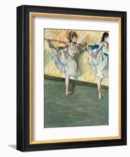 Dancers at the Bar, C.1877-79-Edgar Degas-Framed Giclee Print