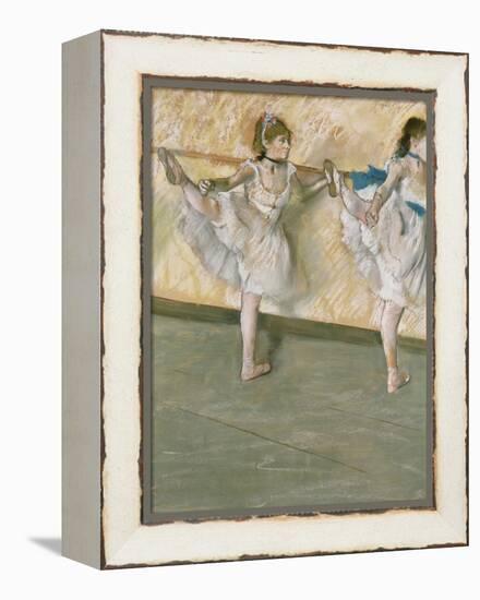 Dancers at the Bar, circa 1877-79-Edgar Degas-Framed Premier Image Canvas