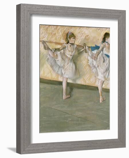 Dancers at the Bar, circa 1877-79-Edgar Degas-Framed Giclee Print