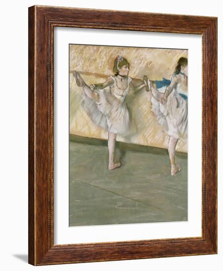 Dancers at the Bar, circa 1877-79-Edgar Degas-Framed Giclee Print