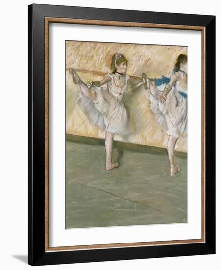 Dancers at the Bar, circa 1877-79-Edgar Degas-Framed Giclee Print