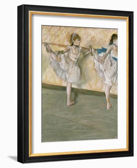 Dancers at the Bar, circa 1877-79-Edgar Degas-Framed Giclee Print